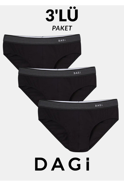 Dagi Ανδρικά εσώρουχα βαμβακερά σλιπ 3 τεμαχίων - Άνετη εφαρμογή & εύκαμπτα