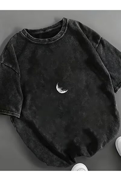 valeriae Tricou casual gri cenușiu spălăcit - Colecția Urbană, croială confor...