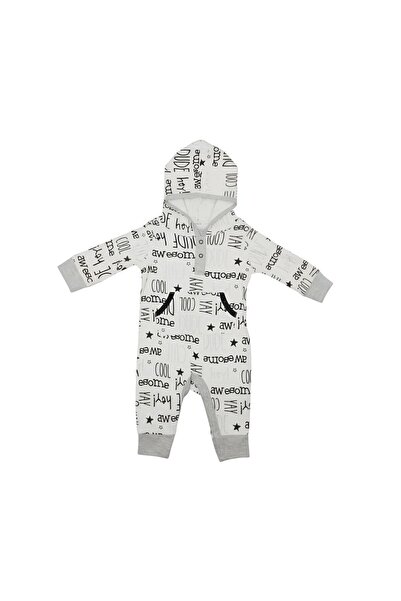 Bambimici -Printed BodySuit with Hoodie - Multicolors, 03M to 09M
