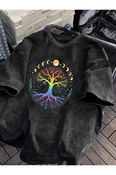 valeriae Tricou casual gri cenușiu spălăcit - Colecția Urbană, croială confor...