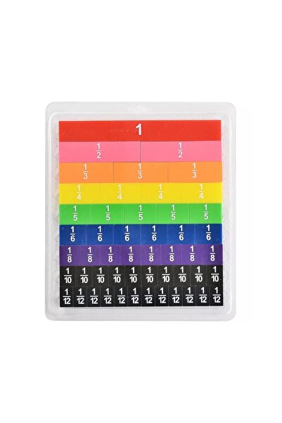 genernic Rainbow Fraction Tiles – Colorful, Hands-On Math Fun for Kids!