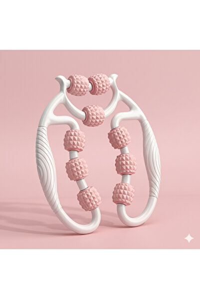 BTNES Kas Gevşetici Masaj Aleti Lenf Selülit 9 Tekerlekli Esnek Ayarlanabilir...