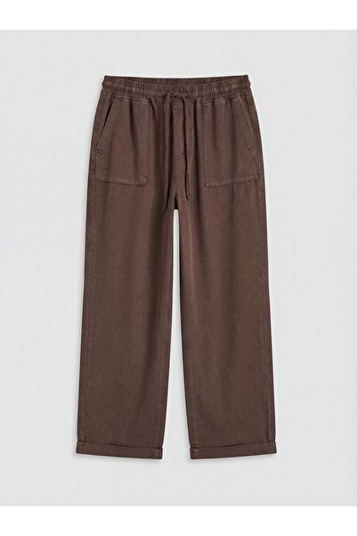 LC Waikiki Γυναικείο τζιν παντελόνι με ελαστική μέση καρότο