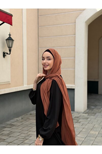 Noor Premium Hand-Sewn Hijab 2m x 70cm – Non-Slip, Non-Wrinkle, Suitable for ...