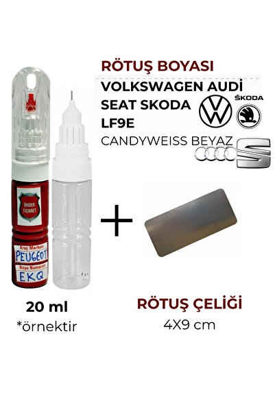 Önder Ticaret Volkswagen Audi Seat Skoda LF9E Candyweiss Beyaz Rötuş Boyası v...