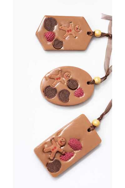 SOO SOAP Aci Cookie Scented Cookie Soap Set 3-Piece with Hanger Handmade Gift...