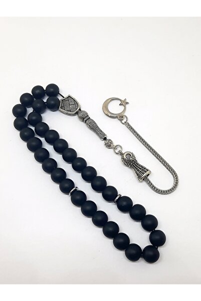 Kusakli Ματ Όνυχας Τεσμπίχ " (Mat Onyx Tasbih) or  "Χάντρες προσευχής από ματ...