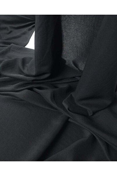 Kumaş Parça Κρεπ Σιφόν σε Μαύρο Χρώμα 145x250εκ.