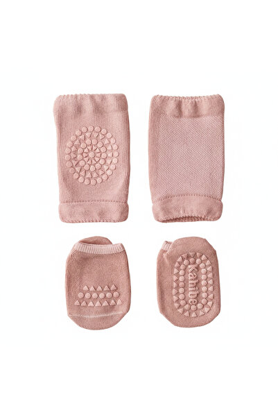 Bambimici مجموعة واقيات الركبة للأطفال مع جوارب - متعددة الألوان - من 0 سنة إ...