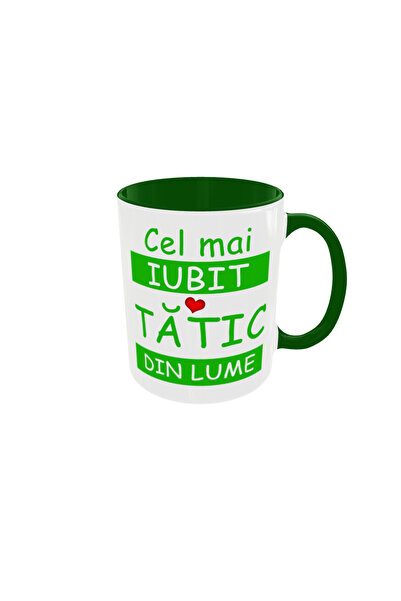 OEM Cana personalizata cel mai iubit tatic , 350ml – cadoul ideal pentru oric...