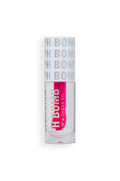 MAKEUP REVOLUTION Revolution PH Bomb Lip & Cheek Oil – Color-Adapting Glow