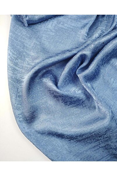 Kumaş Parça Thin Satin in Light Blue Color Width: 140cm