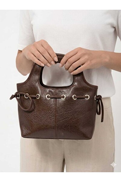 ELAY Women's Drawstring Detailed Hand Shoulder Bag Adjustable Strap Crossbody...