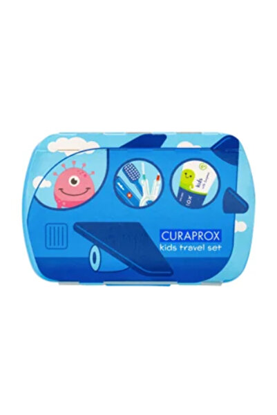 Curaprox 0225-0800 BLUE KIDS TRAVEL SET