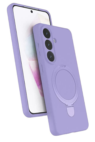 ZEMİRA HOME Newface Samsung Galaxy S26 Regal Cover with Magsafe Stand - Lilac