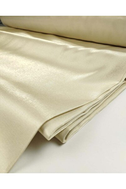 Kumaş Parça Cream Monorail Satin Fabric Width: 145cm