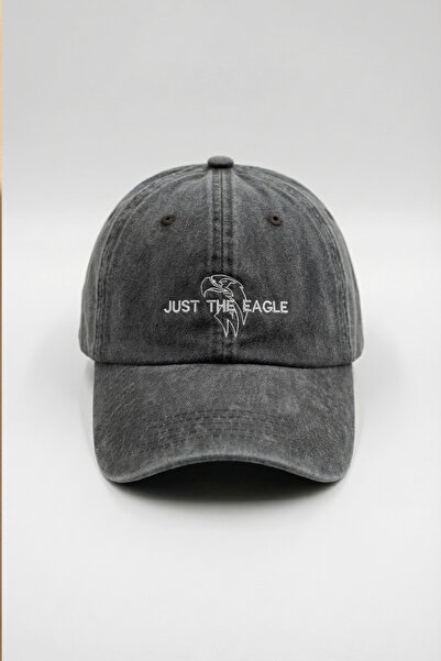 Woneagle Vintage Yıkamalı Unisex Füme "Just The Eagle" Şapka