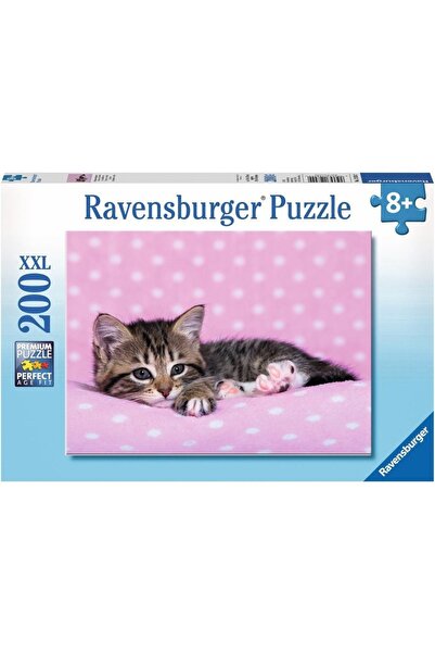 RAVENSBURGER Puzzle Pisicuță pe Pătură, 200 de piese
