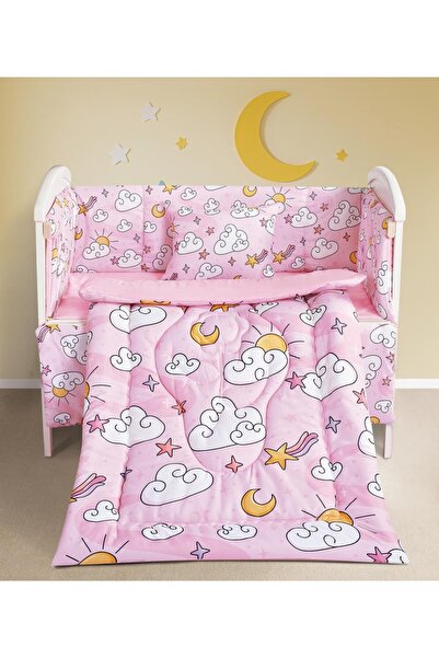 Barigo 5-piece summer baby crib bumper cover set to give your child comfort f...