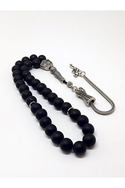 Kusakli Ματ Όνυχας Τεσμπίχ " (Mat Onyx Tasbih) or  "Χάντρες προσευχής από ματ...