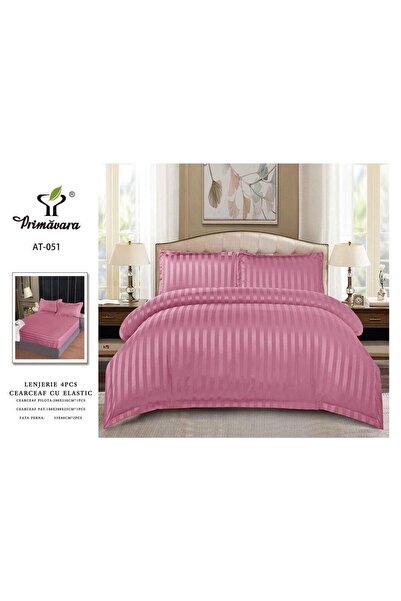 Primavara ΣΕΤ ΛΕΝΙΝΟΥ ΝΤΑΜΑΣΚΙΟΥ 4 ΤΕΜΑΧΙΩΝ ΜΕ ΛΑΣΤΙΧΟ – ΑΝΑΛΗΠΤΙΚΗ ΠΟΛΥΤΕΛΕΙ...