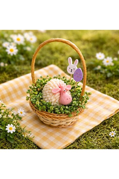 victiny Aranjament Paste cu lumanare parfumata de soia in forma de oita si di...