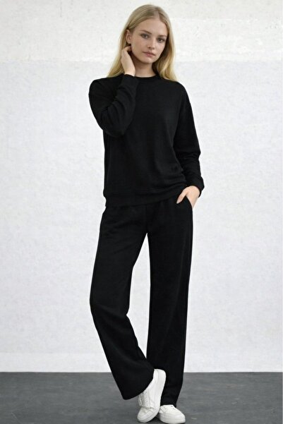 modi Viscose Women's Elegant Touch Long Sleeve Crew Neck Two Thread Blouse an...