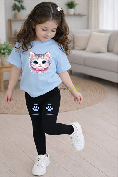 MiniHouse ΣΕΤ ΜΠΛΟΥΖΑΚΙ ΚΑΙ ΚΟΛΑΝ ΜΕ ΣΤΑΜΠΑ ΓΑΤΑΣ ΚΑΙ ΠΑΤΑΚΙΩΝ