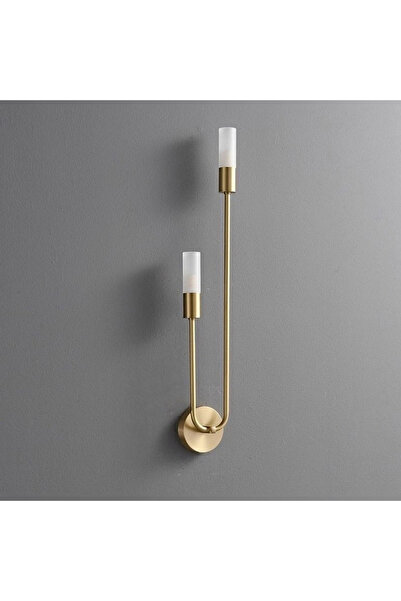 NZL Lighting Wall Altın Renk Pleksi Uçlu Aplik İç Mekan Aplik