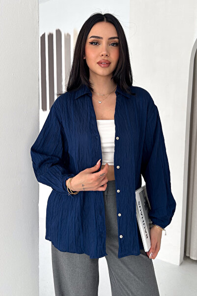 Noa&Noa Women's Oversize Shirt – Buttoned Loose Fit