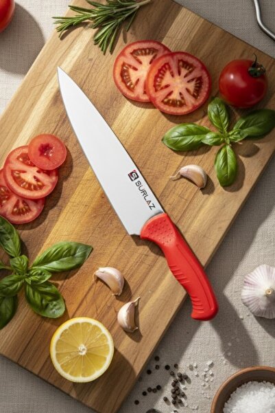SürLaz İsme Özel 32 cm Şef Bıçağı Mutfak Bıçak Kişiye Özel Hediyelik