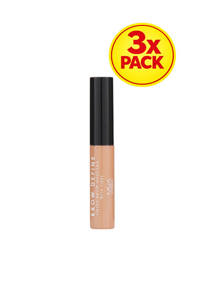 MUA Makeup Academy 3x PACK Brow Define Brow Mascara Gel – Fair