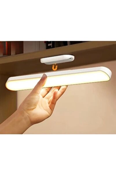 Trendhane Gözü Yormayan Şarjlı LED Işık Kitap Okuma Masa Lambası Dolap Içi Mı...