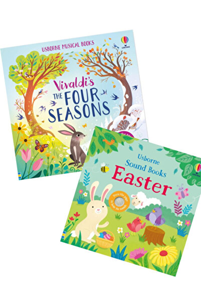 Usborne Set de cărți interactive – Cele Patru Anotimpuri și Sunetele de Paște...