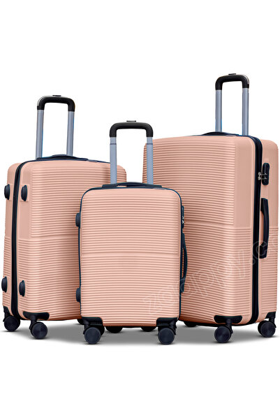 ZAAPPY Hard Shell Lightweight ABS 3PCS SET (20/24/28 Inch) Luggage, Secured L...