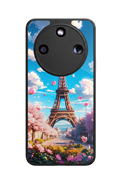 Aksel Kılıf حافظة سيليكون سوداء غير لامعة فاخرة متوافقة مع هاتف Honor Magic 8...