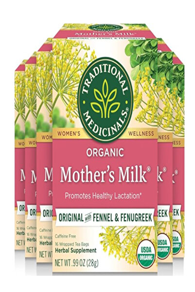 TRADITIONAL MEDICINALS TM MOTHERS MILK W/ FENNEL&FENUGREEK TEA 16S