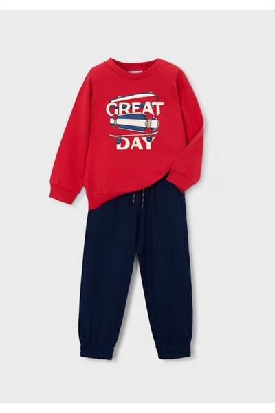 MAYORAL Limi̇ Boy's Soft Texture Summer Tracksuit Set