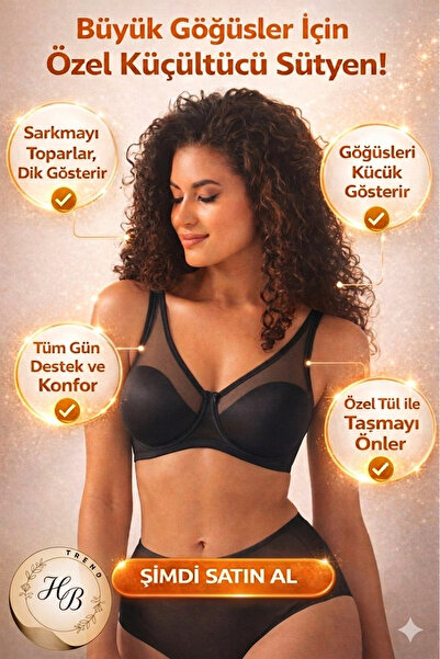 HB TREND Women's Skin Tone Minimizer - Gathering and Reducing Bra