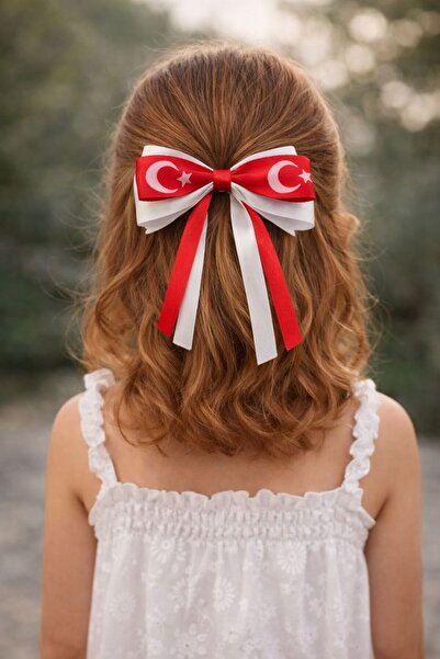 Accessories Κλιπ μαλλιών Hei Moon Star Red & White Bow – Συλλογή για Εθνική Ε...