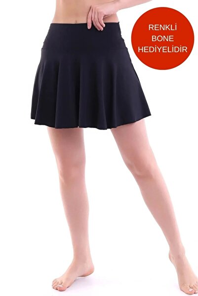 SUERTO Beach Skirt Pareo, Black Color, Wash-Free Skirt