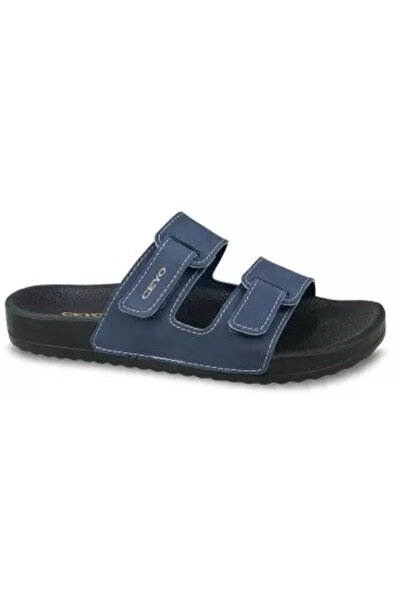 Ceyo Bahama-16I Navy Blue Orthopedic Men's Slippers