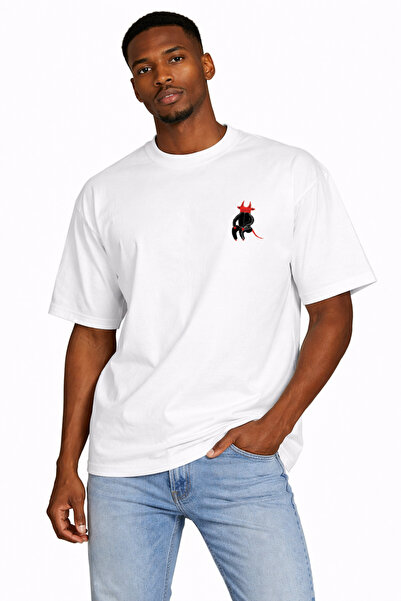 CAMBLYS تي شيرت ديابلو للجنسين للرجال والنساء بتصميم خاص مطبوع من الأمام، قما...