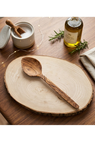 bitki diyarı Olive wood serving spoon 1pc