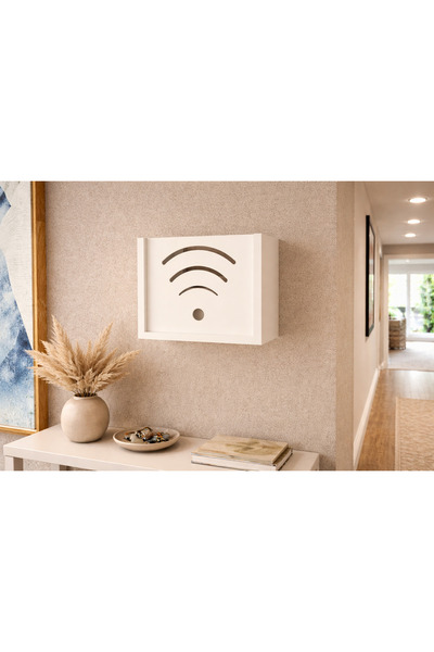 HubRom Wifi Box 30 cm x 25 cm x 15 cm, White