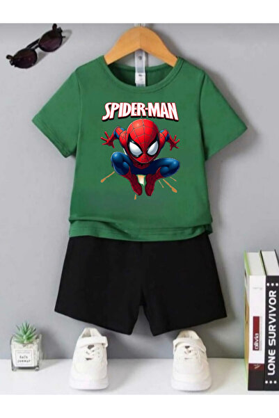 DOCE ELEGANTE SET DE VARĂ PENTRU COPII CU IMPRIMEU SPIDER-MAN