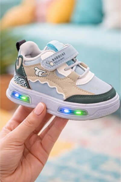 Superbaby Adidasi cu luminite pentru baieti Super Style