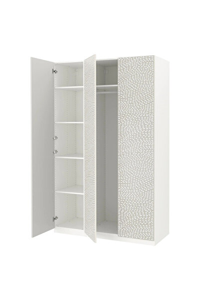IKEA Beyaz Modern Kapaklı Gardırop 150x60x236 cm