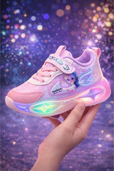 Superbaby Super Cute Doll girls' light-up sneakers