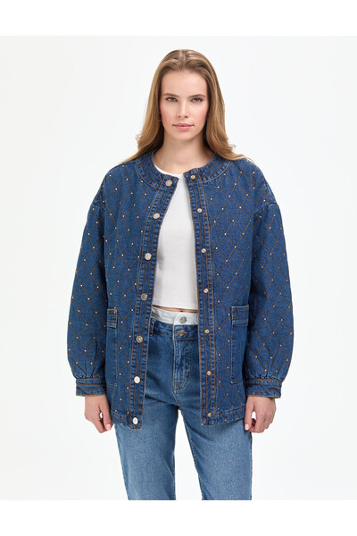 Pierre Cardin Light Blue Oversize Jean Jacket 50308552-Vr003